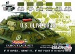 U.S. Olive Drab colorset, US Militr Farben Set
