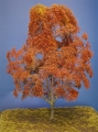 Diorama Modell Bume, 1 Buche mit rotem Herbstlaub, ca. 45 cm
